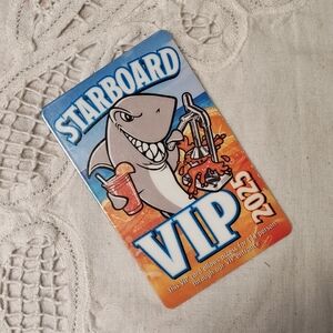 Starboard VIP Card with Shark Design